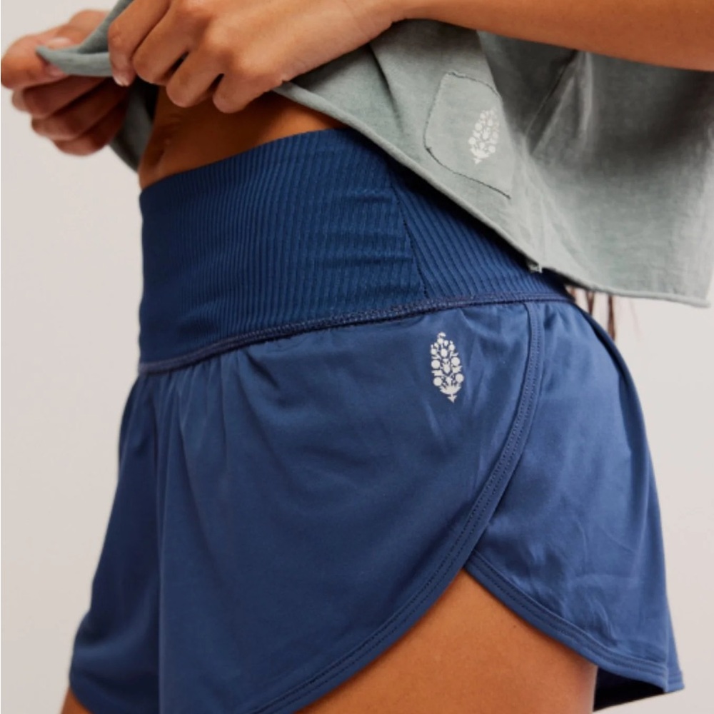 Free People Game Time Short Navy Blue Size M